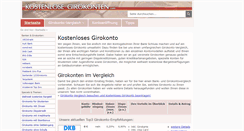 Desktop Screenshot of kostenlose-girokonten.com