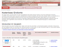 Tablet Screenshot of kostenlose-girokonten.com